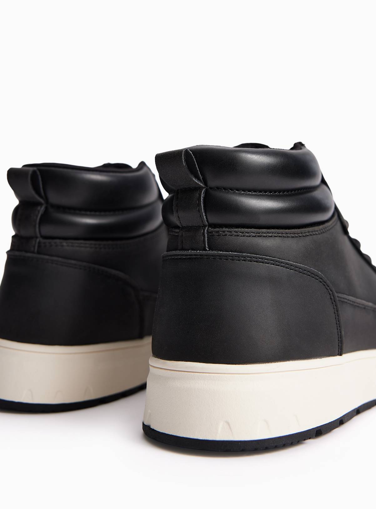 Black Casual Lace-Up Boots 12 - Image 4
